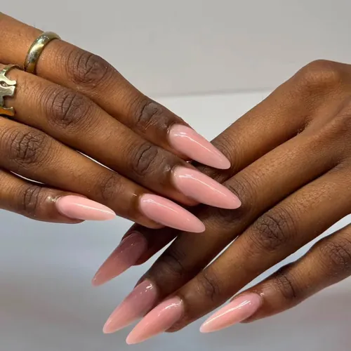 Soft natural nail set by The Nail Bar, Farnworth, Bolton