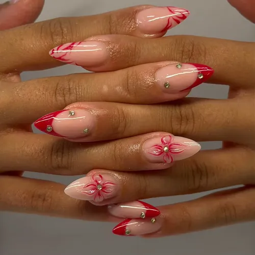 Hand-painted nail art by The Nail Bar, Farnworth, Bolton