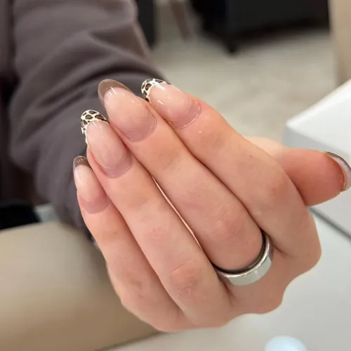 Soft natural nail set by The Nail Bar, Farnworth, Bolton