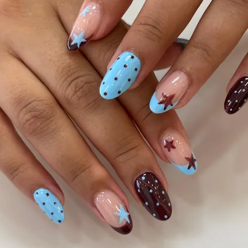 Hand-painted nail art by The Nail Bar, Farnworth, Bolton