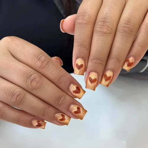 Hand-painted nail art by The Nail Bar, Farnworth, Bolton