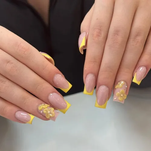 Bold colour nail set by The Nail Bar, Farnworth, Bolton