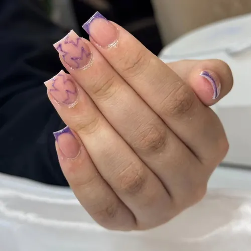 Hand-painted nail art by The Nail Bar, Farnworth, Bolton