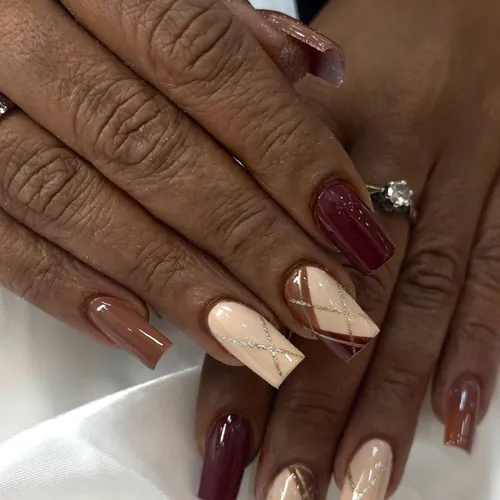 Bold colour nail set by The Nail Bar, Farnworth, Bolton