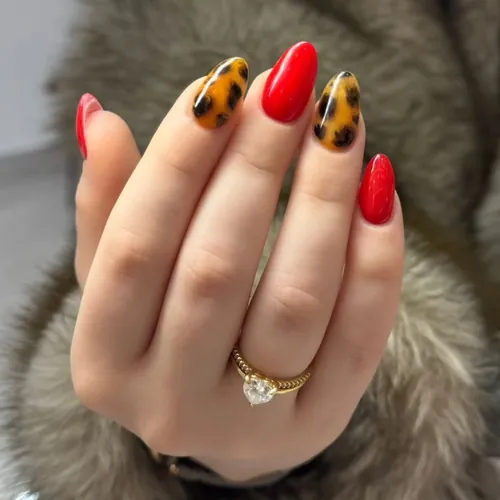 Bold colour nail set by The Nail Bar, Farnworth, Bolton