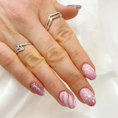 Soft natural nail set by The Nail Bar, Farnworth, Bolton