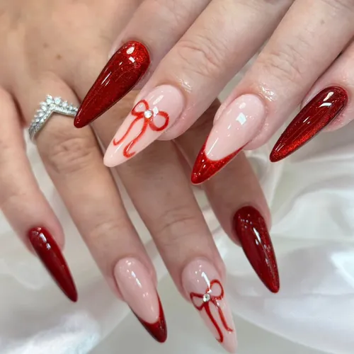 Bold colour nail set by The Nail Bar, Farnworth, Bolton