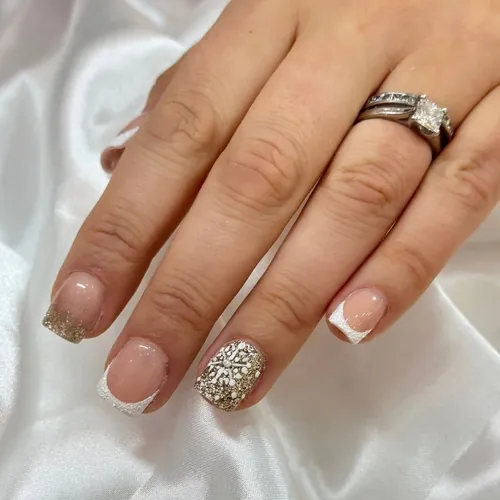 Hand-painted nail art by The Nail Bar, Farnworth, Bolton