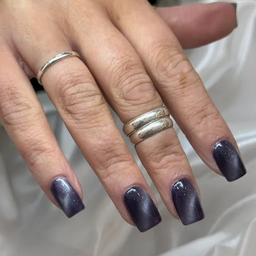 Chrome and cat eye nails by The Nail Bar, Farnworth, Bolton