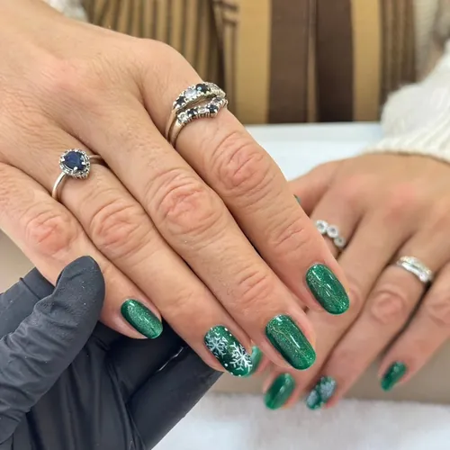 Bold colour nail set by The Nail Bar, Farnworth, Bolton